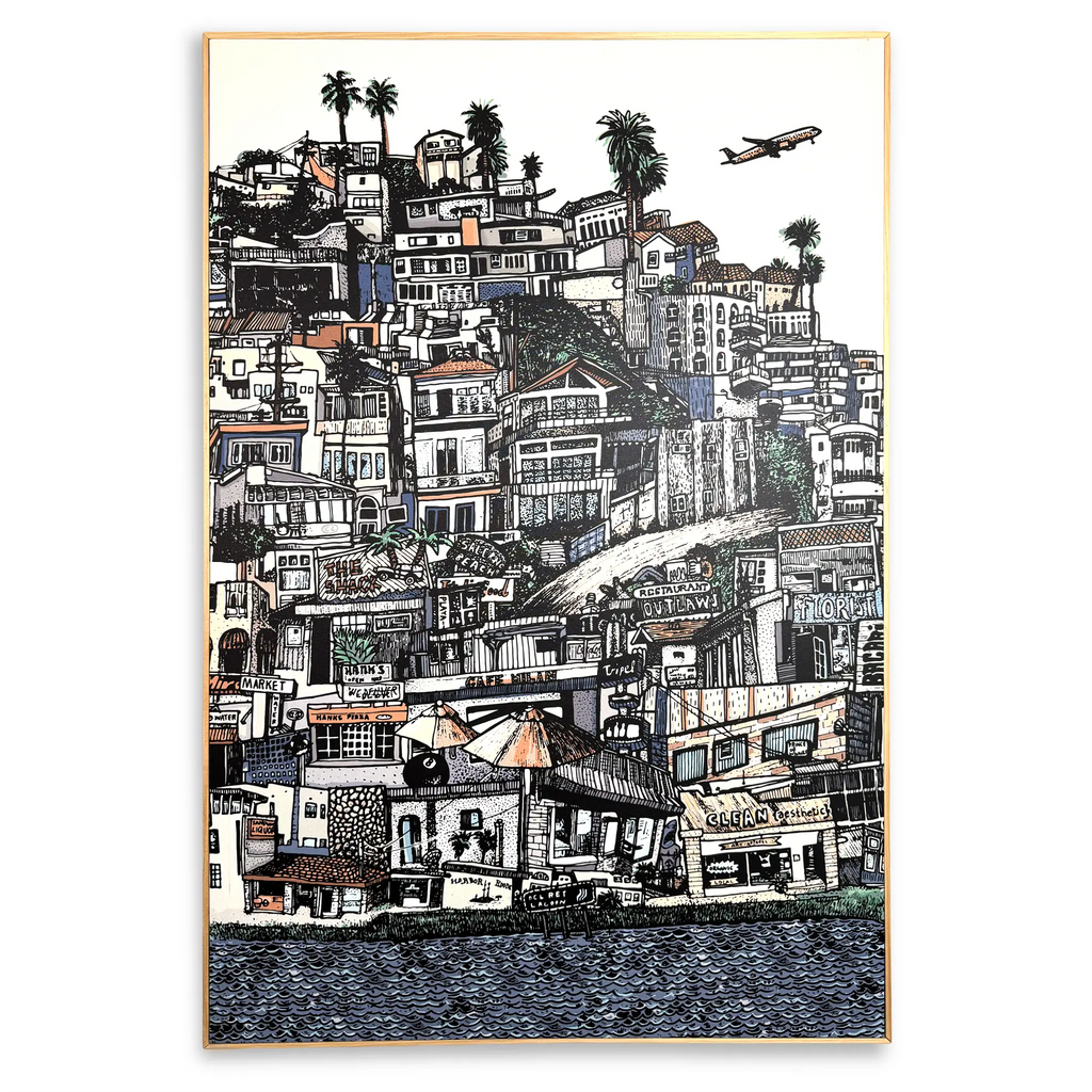 Playa Stacked (Framed)