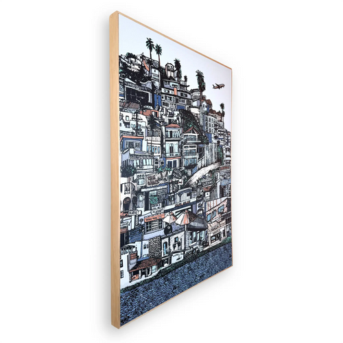 Playa Stacked (Framed)